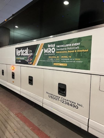 Picture of Exterior Shuttle Bus Banner - Single Sided