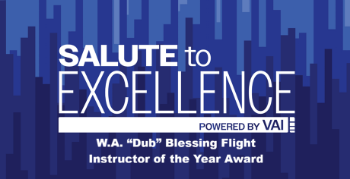 Picture of W.A. “Dub” Blessing Flight Instructor of the Year Award Sponsor