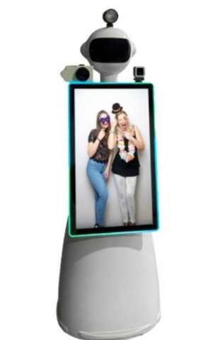 Picture of Roaming Robot Photo Booth at the Opening Reception 